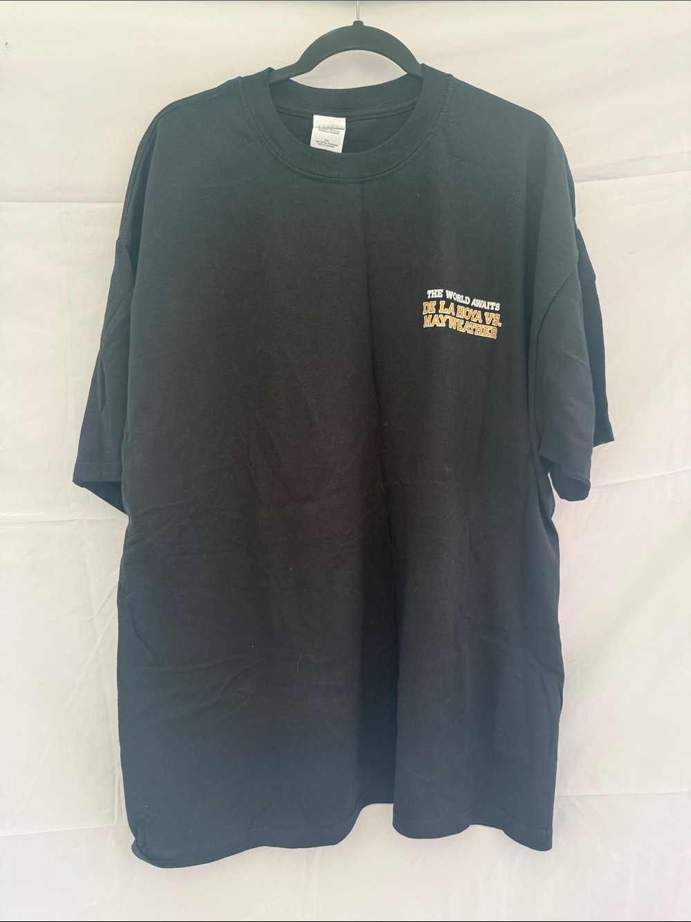 Gildan Black Short Sleeve Graphic Tee with Small Chest Print